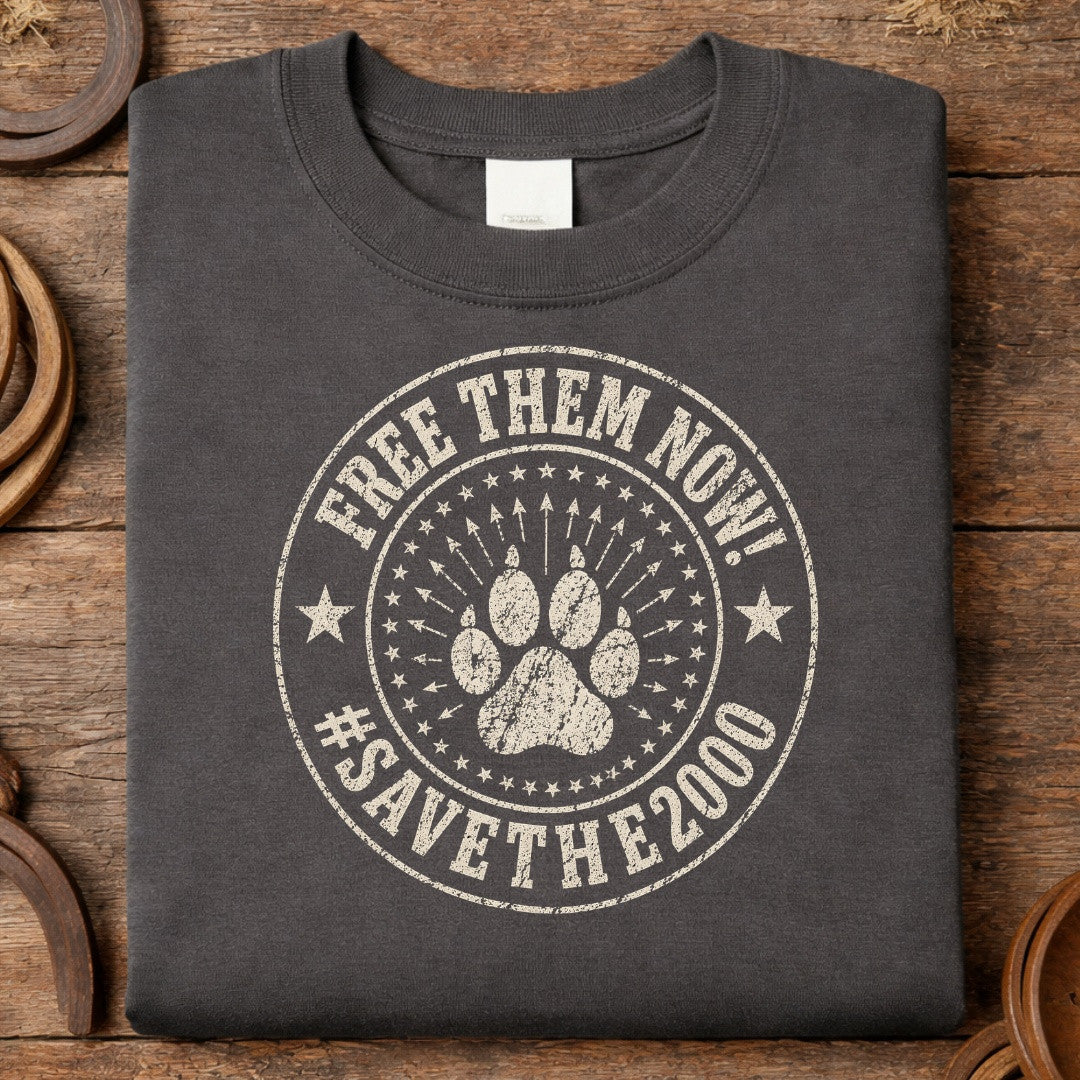 Free Them Now T-Shirt 2 000 Beagles Merch Gift Ideas For Him - Otakuforge