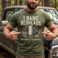 Turkey-Hunting T-Shirt Turkey Hunting I Bang Redheads With My 3-1 2 Incher Merch Gift For Sports Lover - Otakuforge