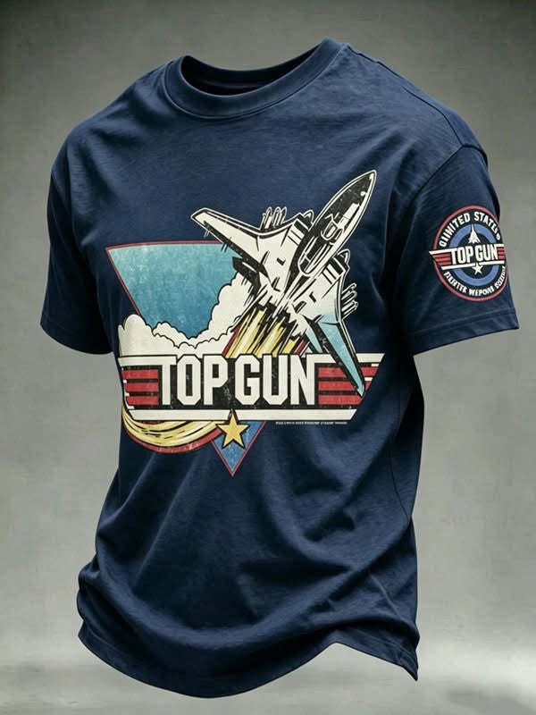 Top Gun Fighter Jet T-Shirt United States Fighter Weapons Shirt Gift For Sports Lover - Otakuforge