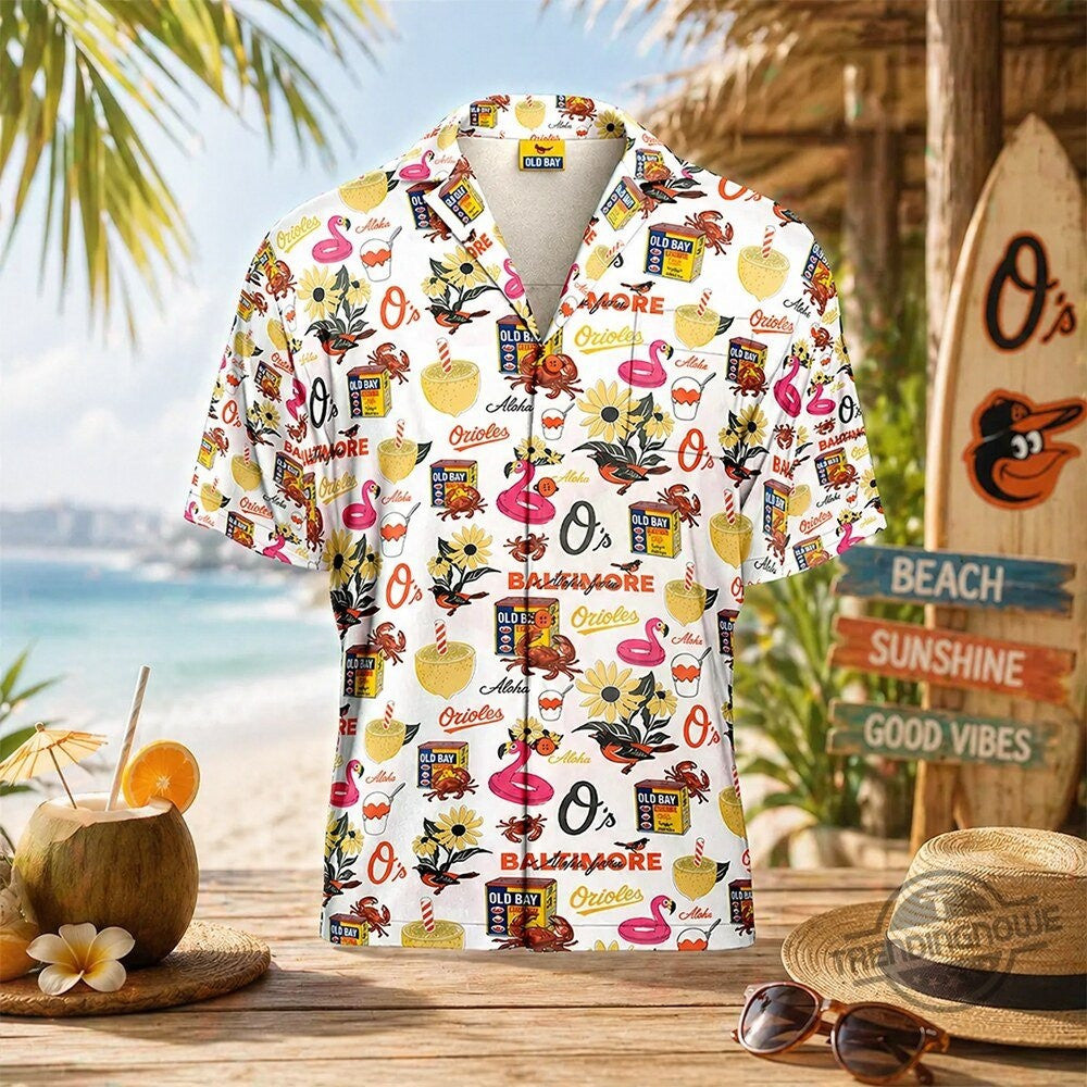 Baltimore Orioles Birdland Hawaiian Shirt Birdland Baltimore Orioles 2026 Merch Gift For Admirers - Otakuforge