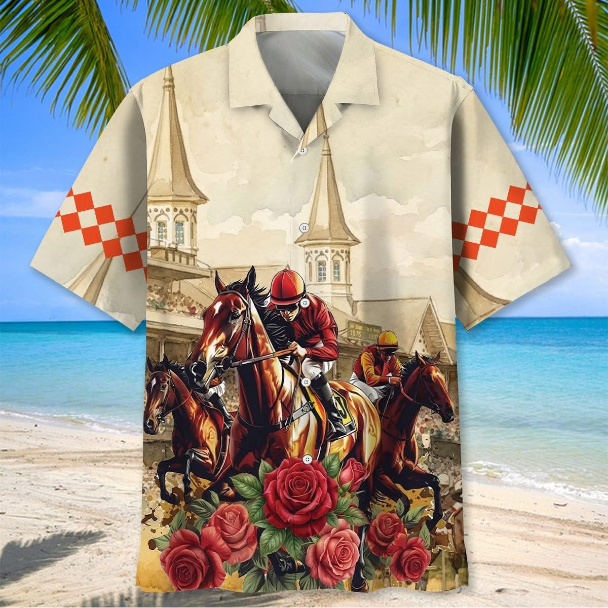 Kentucky Derby Horse Racing Hawaiian Shirt Horse Racing Merch Gift For Sports Mom - Otakuforge
