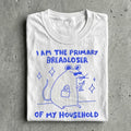 I Am The Primary Breadwinner Of My Household T-Shirt Mouse Chill Graphic Clothing Gift For Men - Otakuforge
