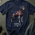 Lab Iron And Stripes America 1776-2026 Shirt Patriotic Labrador Merch Gift For Dog Lovers - Otakuforge