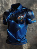 Eagle USA Flag Polo Shirt Proud To Be American Clothing Patriotic Gifts For Men - Otakuforge