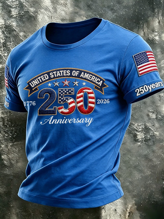 United State Of America 250 Anniversary Shit USA Flag Clothing Gift For Veteran - Otakuforge