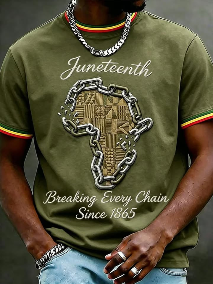 Juneteenth Breaking Every Chain Shirt Black History Freedom Day African Pride Merch Gift Ideas - Otakuforge
