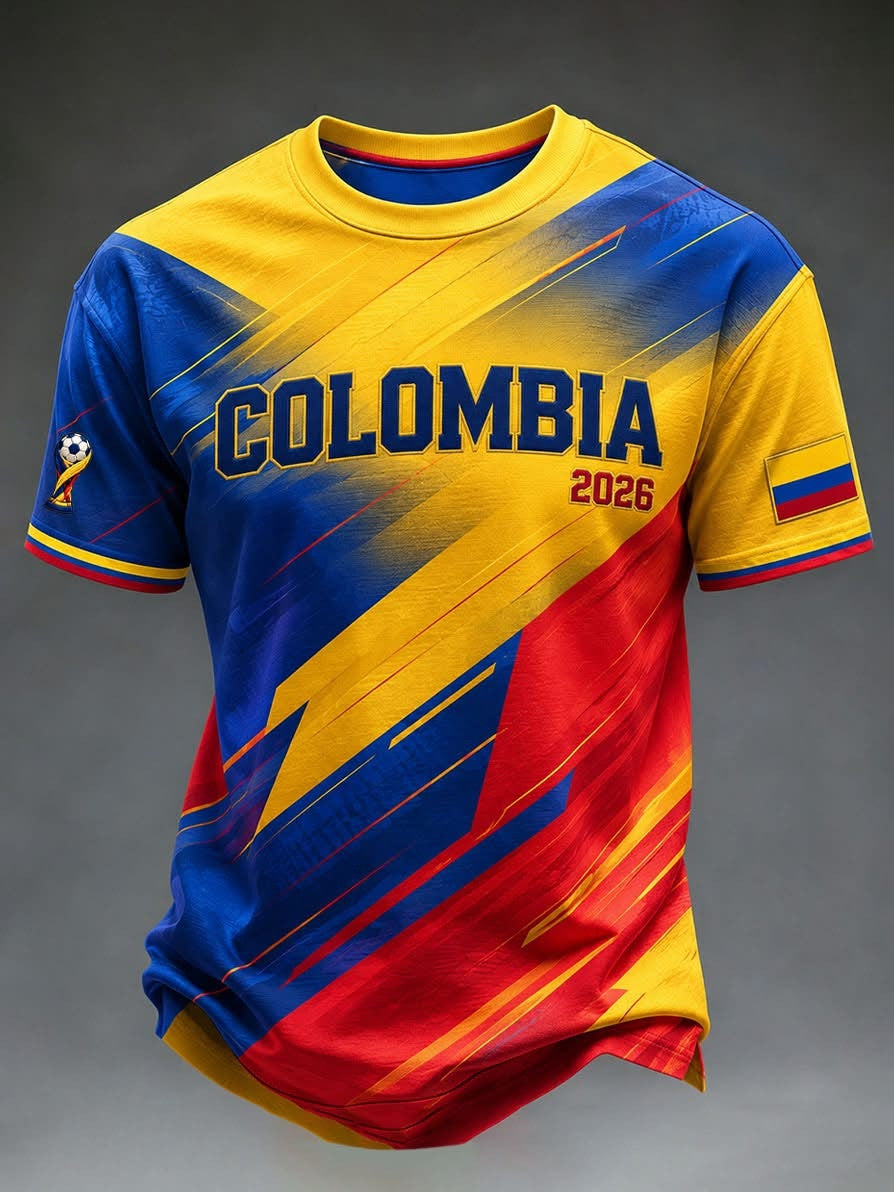 Colombian Soccer World Cup 2026 Shirt Game Day Merch Gift For Football Fans - Otakuforge