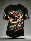 Eagle USA Flag Shirt 250 Years Of Freedom Clothing Gift For Independence Day - Otakuforge