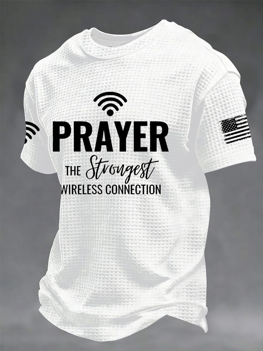Prayer Apparel The Strongest Wireless Connection Shirt Gift For Men - Otakuforge