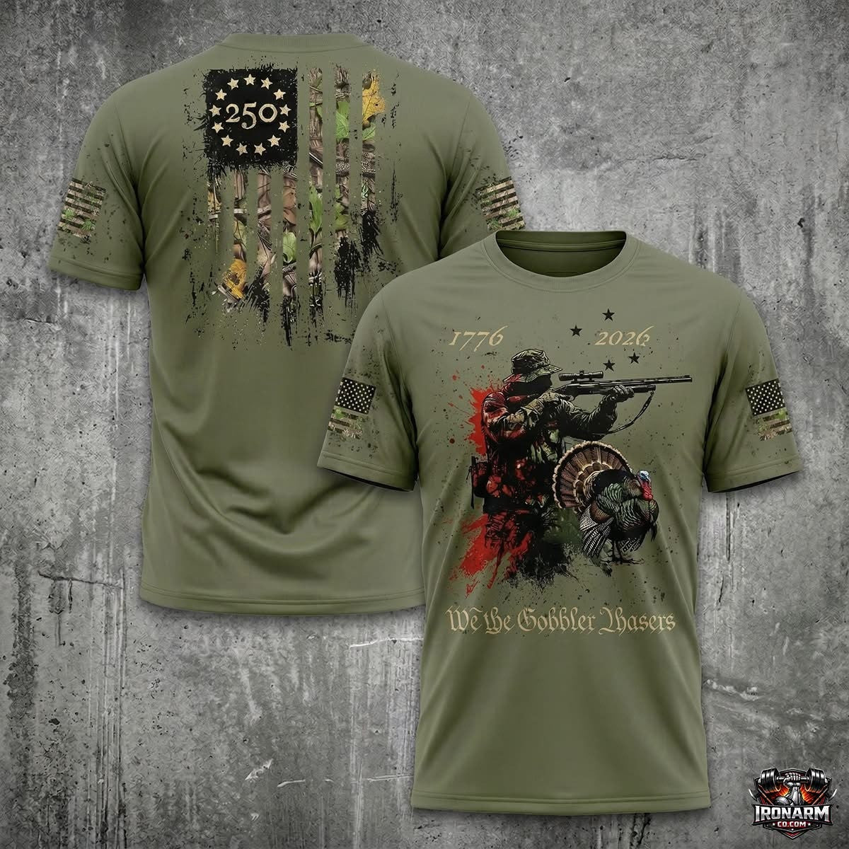 Turkey Hunting Shirt We The People Merch Patriotic Gift For Veteran - Otakuforge
