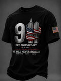 9 25th Anniversary 9 11 2001 We Will Never Forget T-Shirt Remember Honor Unite Merch - Otakuforge