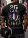 25 Years We Carry Their Courage T-Shirt 2001-2026 Sacrifice Remembrance Firefighters Merch - Otakuforge