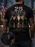 25 Years We Remember The Brave T-Shirt 2001-2026 Service Courage Legacy Merch Gift For 9-11 Dad - Otakuforge