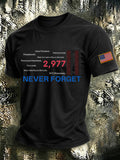 Never Forget T-Shirt Twin Towers American Merch Birthday Gift Ideas For Husband - Otakuforge