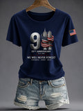 25th Anniversary 9 11 2001 T-Shirt Remember Honor Unite Merch Gift We Will Never Forget - Otakuforge