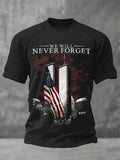 We Will Never Forget T-Shirt Twin Towers American 9110 Merch Gift For 9-11 Grandma - Otakuforge