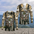 Cartoon Angry Duck Grim Reaper Camouflage Hoodie Hunting Season Hoodie Hunters Gifts - Otakuforge