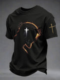 Jesus Faith Cross T-Shirt Jesus Apparel Christian Themed Clothing Christian Spiritual Gifts - Otakuforge