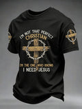 The Only King We Need Is Jesus T-Shirt Christian Faith Shirt Religious Gifts For Dad - Otakuforge