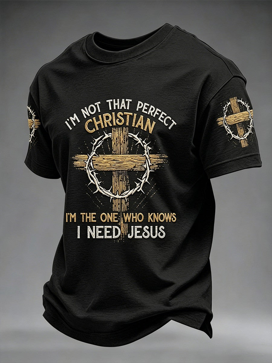 The Only King We Need Is Jesus T-Shirt Christian Faith Shirt Religious Gifts For Dad - Otakuforge