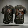 Walk By Faith Ride With Furry T-Shirt Christian Clothing Christian Gifts For Husband - Otakuforge