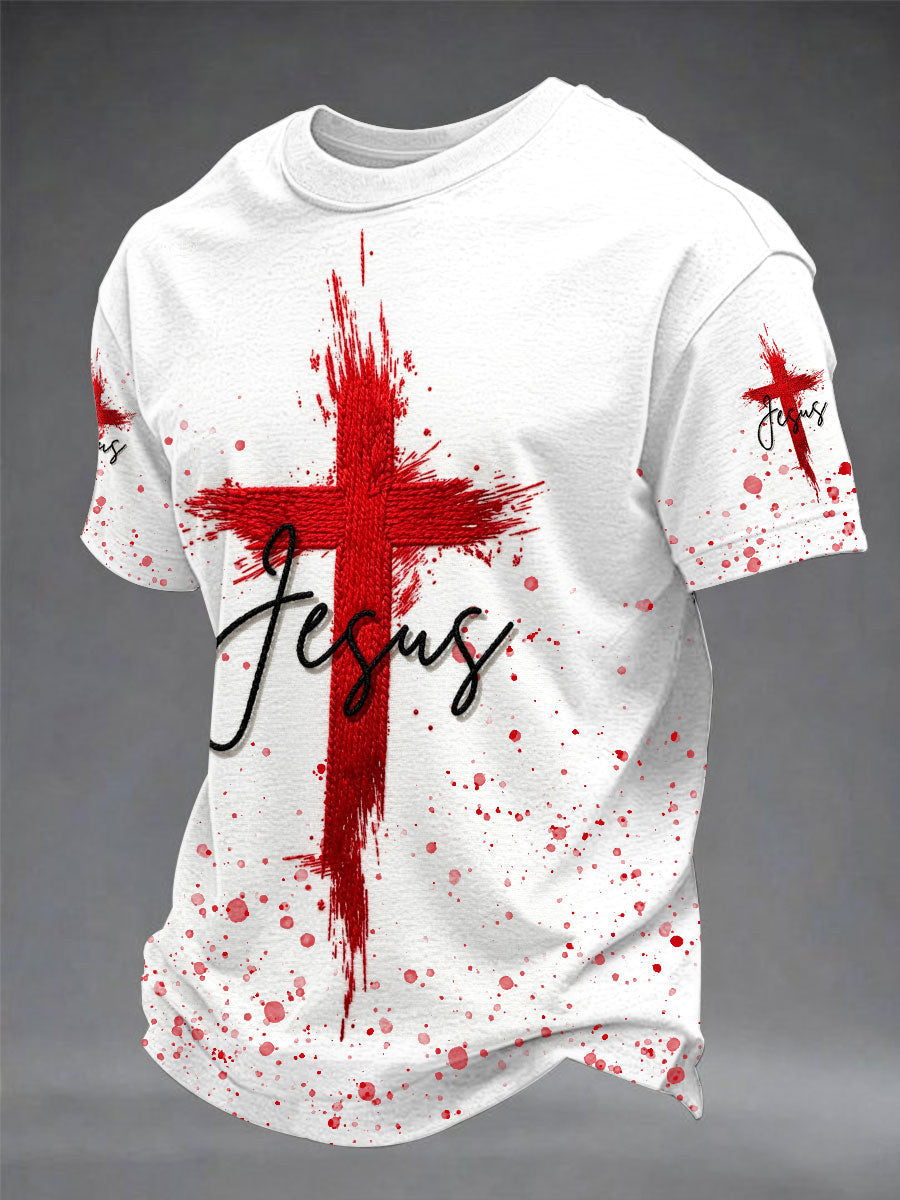 Jesus Faith Cross T-Shirt Christian Inspired Clothing Christian Gifts For Teens - Otakuforge