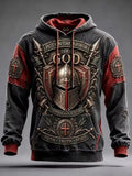 Put On The Armor Of God Hoodie Bible Scripture Hoodies Christian Gifts For Husband - Otakuforge