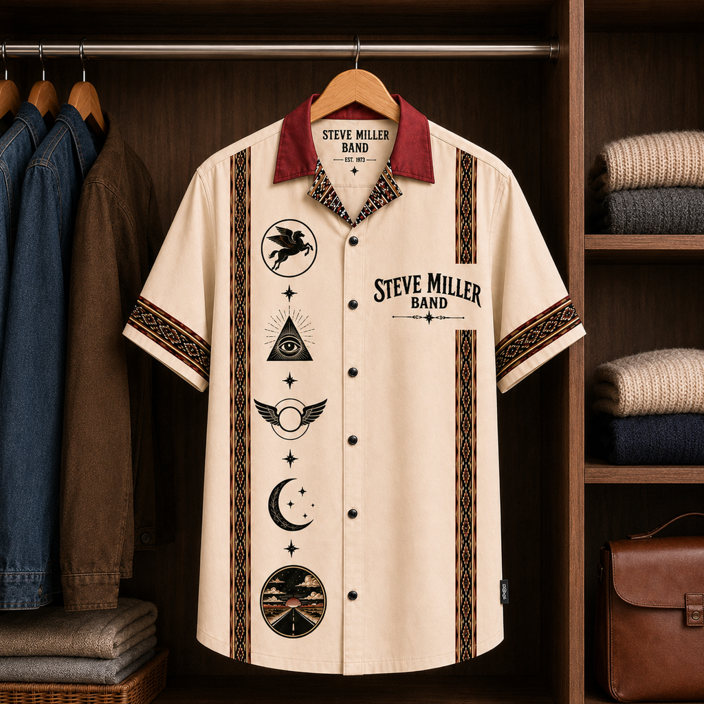 Steve Miller Band Luxury Design Hawaiian Shirt Classic Rock Inspired Hawaiian Shirt
