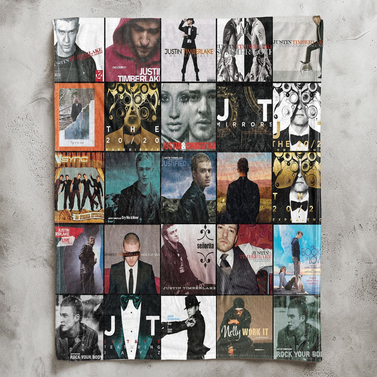 Justin Timberlake Sherpa Blanket A Pop & R&B Icon Tribute for True Fans