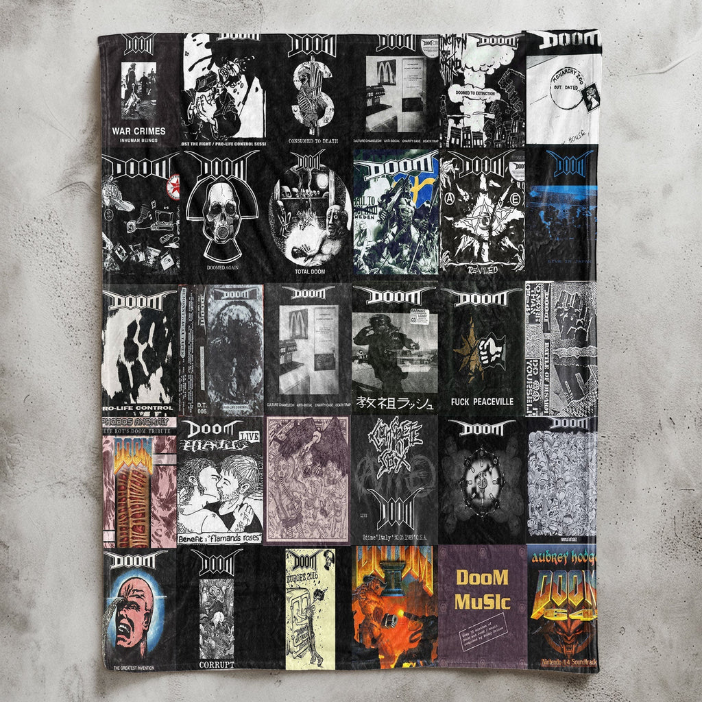 DOOM Sherpa Blanket A Raw, Underground Tribute to Punk Legend