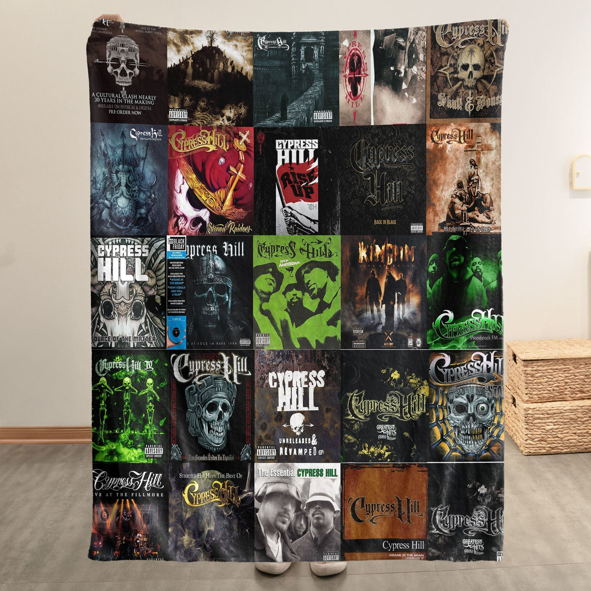 Cypress Hill Sherpa Blanket A Hardcore Tribute for True Legends Fans