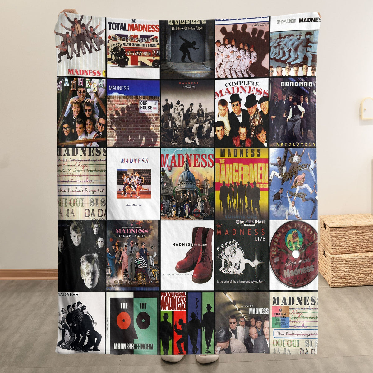 Madness Sherpa Blanket A Ska & Pop Tribute for True Fans