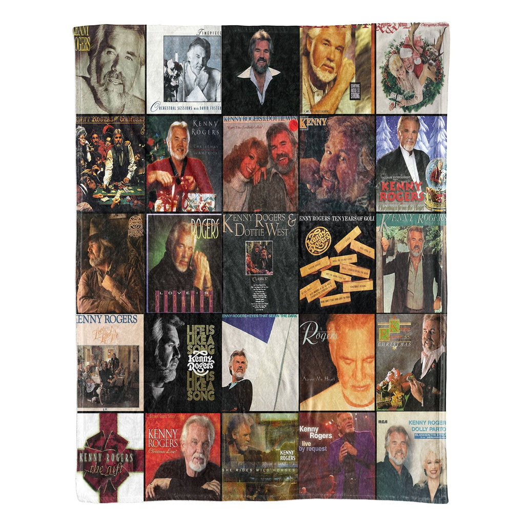 Kenny Rogers Sherpa Blanket A Warm Tribute to Timeless Country Memories