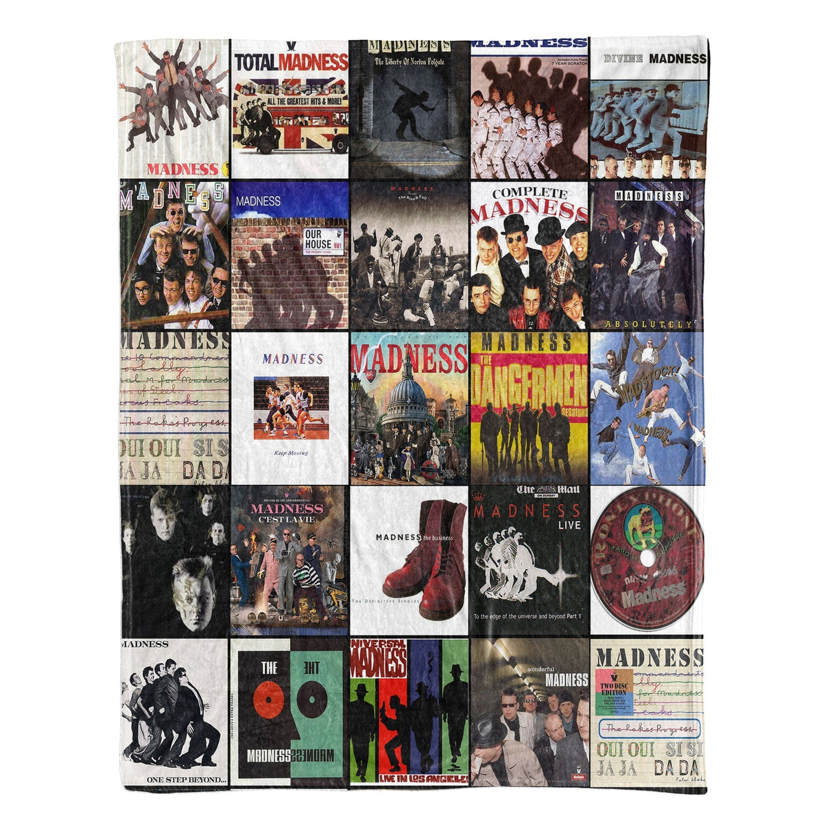 Madness Sherpa Blanket A Ska & Pop Tribute for True Fans