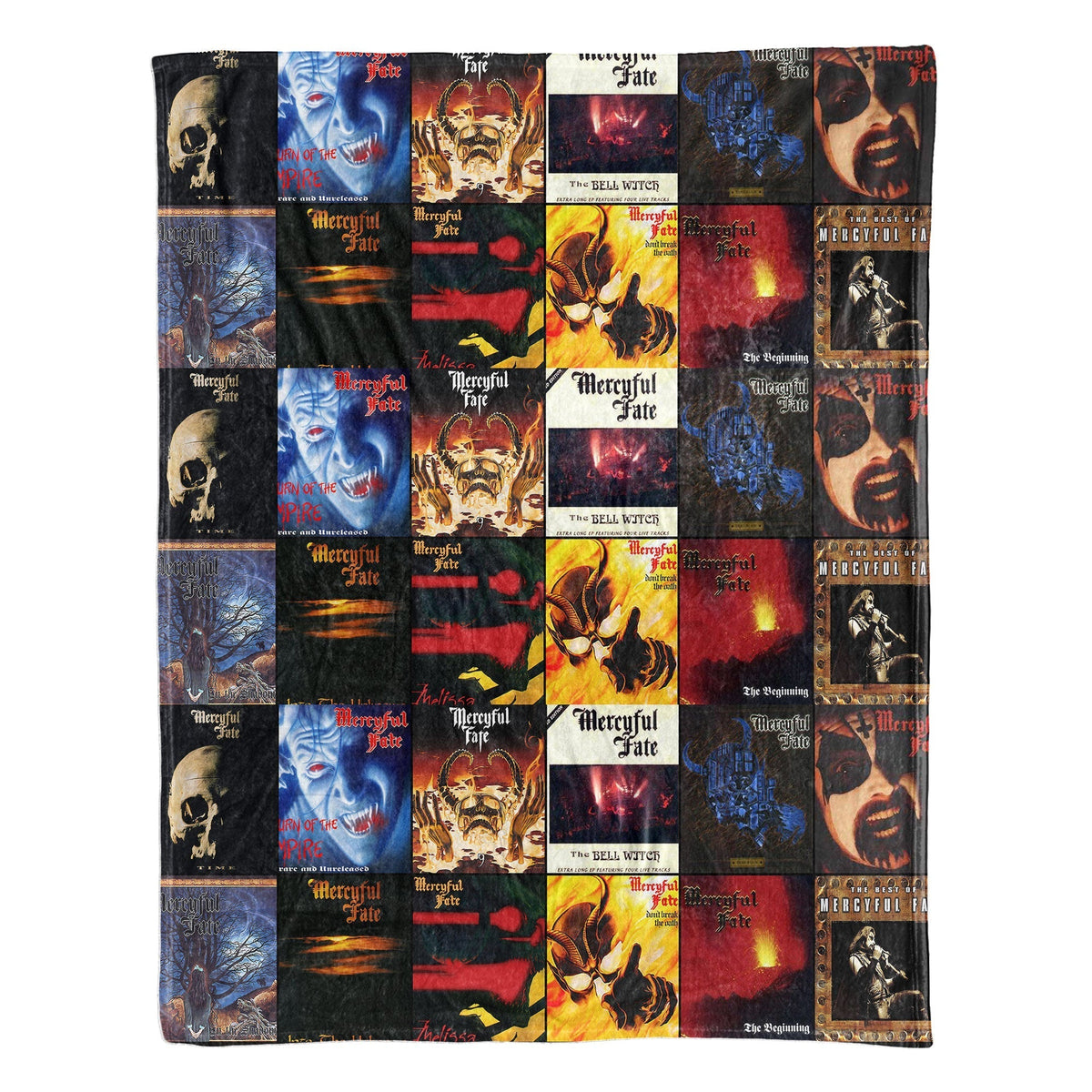 Mercyful Fate Sherpa Blanket A Dark Heavy Metal Tribute for True Fans