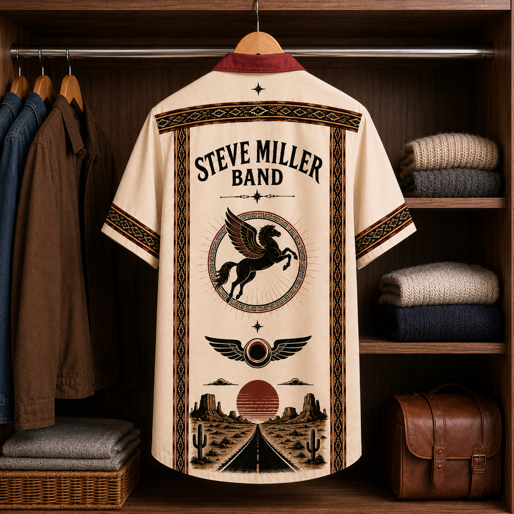 Steve Miller Band Luxury Design Hawaiian Shirt Classic Rock Inspired Hawaiian Shirt
