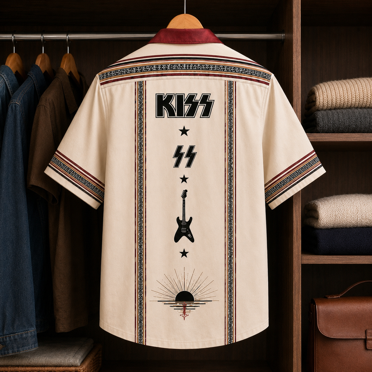 KISS Luxury Design Hawaiian Shirt Hard Rock Inspired Hawaiian Shirt