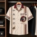 Led Zeppelin Luxury Design Hawaiian Shirt - Mexican Inpsired Swan Song Hawaiian Shirt