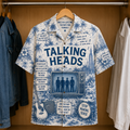 Talking Heads Luxury Design Hawaiian Shirt - Tropical Blue Inpsired Hawaiian