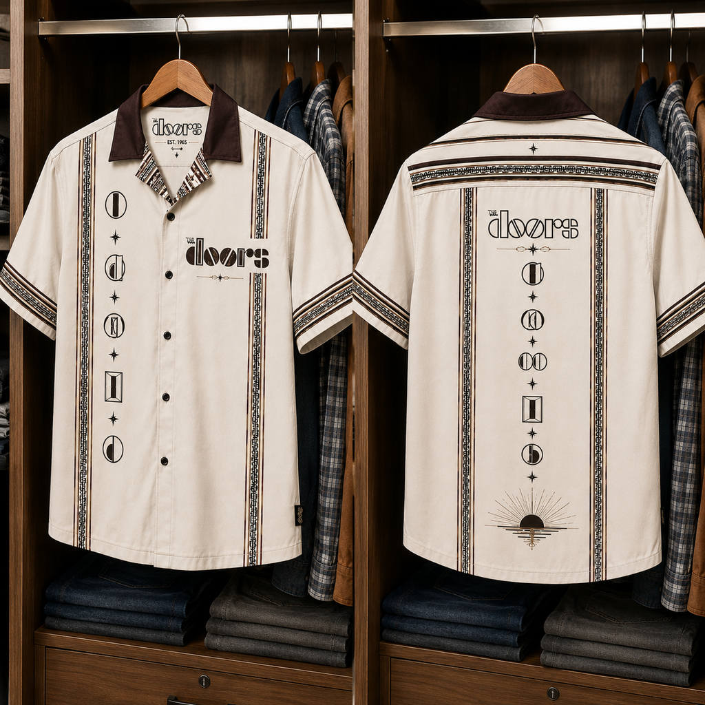 The Doors Luxury Design Hawaiian Shirt - Mexican Inpsired Hawaiian Shirt