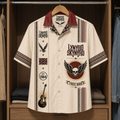 Lynyrd Skynyrd Luxury Design Hawaiian Shirt - Mexican Inpsired Hawaiian Shirt White Version