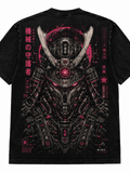 Cyber Samurai Japanese Inspired Graphic Vintage Tee