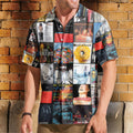 Radiohead Nostalgia Collage Hawaiian Shirt Iconic Album Memories Gift