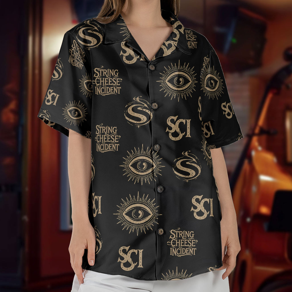 The String Cheese Incident Hawaiian Shirt Retro Music Album Art Inspired Unisex Shirt