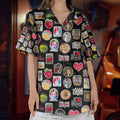The Beatles Multiple Iconic Logos Hawaiian Shirt Retro Music Inspired Aloha Shirt