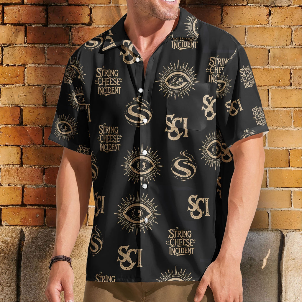The String Cheese Incident Hawaiian Shirt Retro Music Album Art Inspired Unisex Shirt
