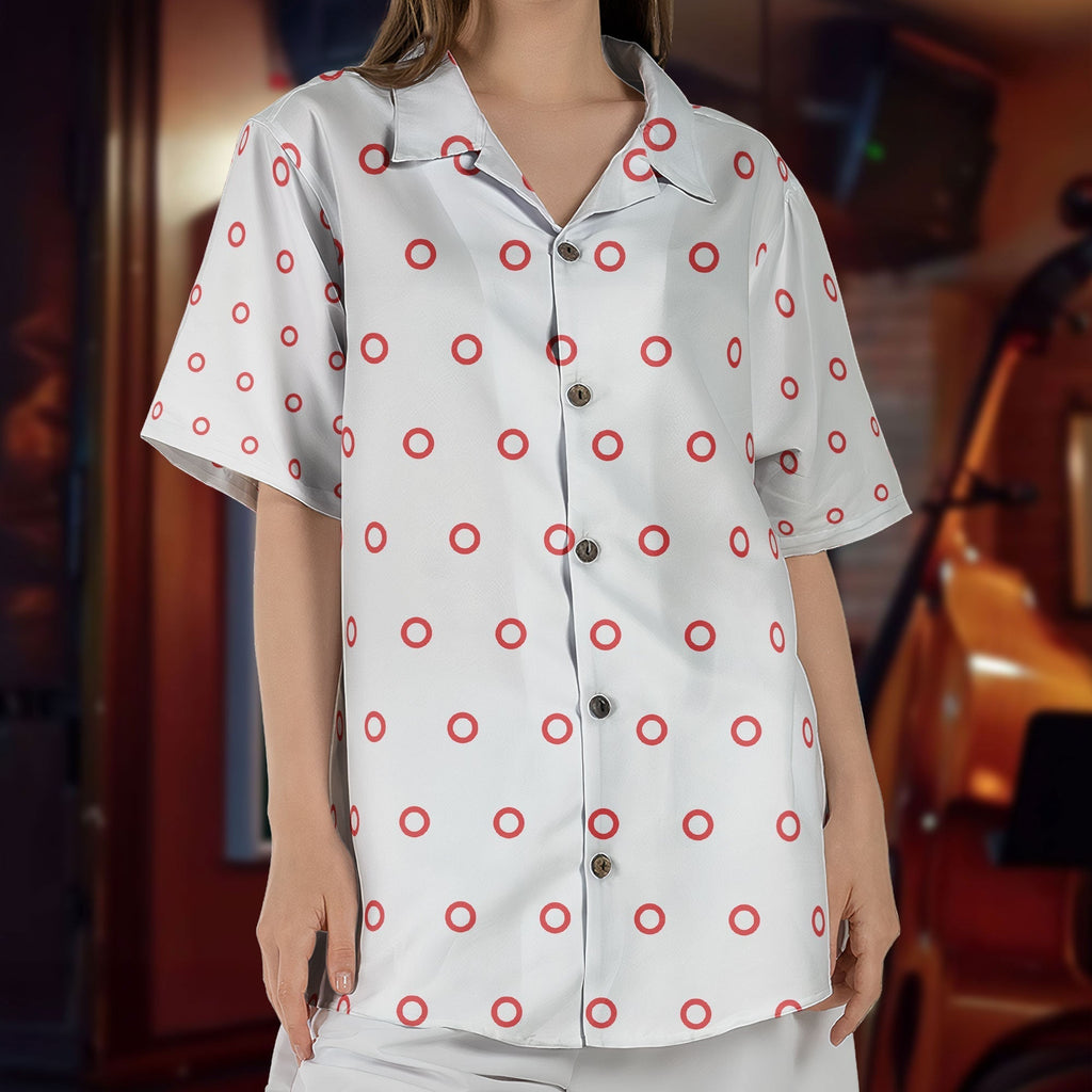 Phish Fishman Donut Button-up Shirt Hawaiian Shirt Retro Music Inspired Unisex Button-Up Shirt