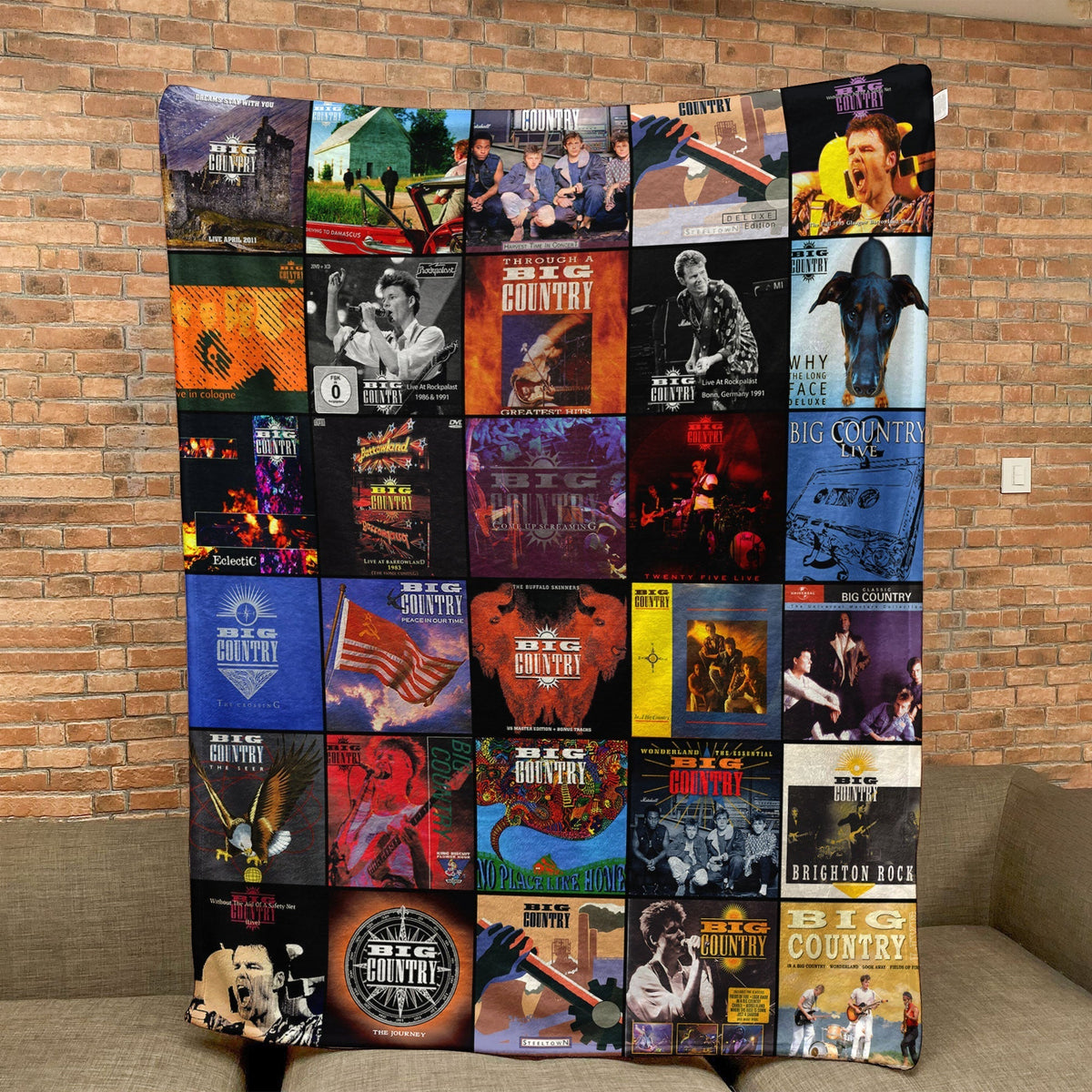 Big Country Sherpa Blanket A Timeless Tribute to Their Anthemic Legacy