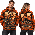 AC/DC Hellfire Skull Hoodie NY 2