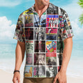 The Clash Hawaiian Shirt Vintage Album Collage Punk Rock Style